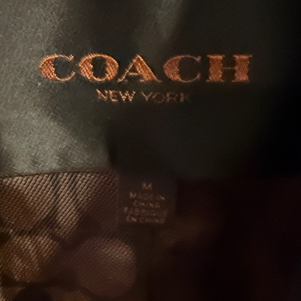 Coach Black Double-Breasted Trench Coat - Picture 4 of 4